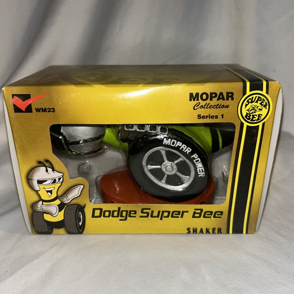Dodge Super Bee Bobblehead SUBLIME GREEN Bent Rod Garage Shaker New‎ Mopar